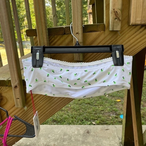 NWT Solid & Striped embroidered bandeau top - Picture 5 of 7